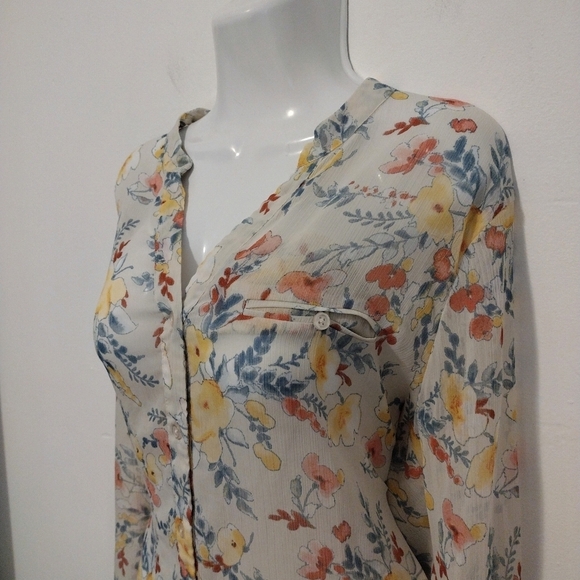 Kut from the Kloth - Jasmine Chiffon Floral Blouse - Picture 5 of 13